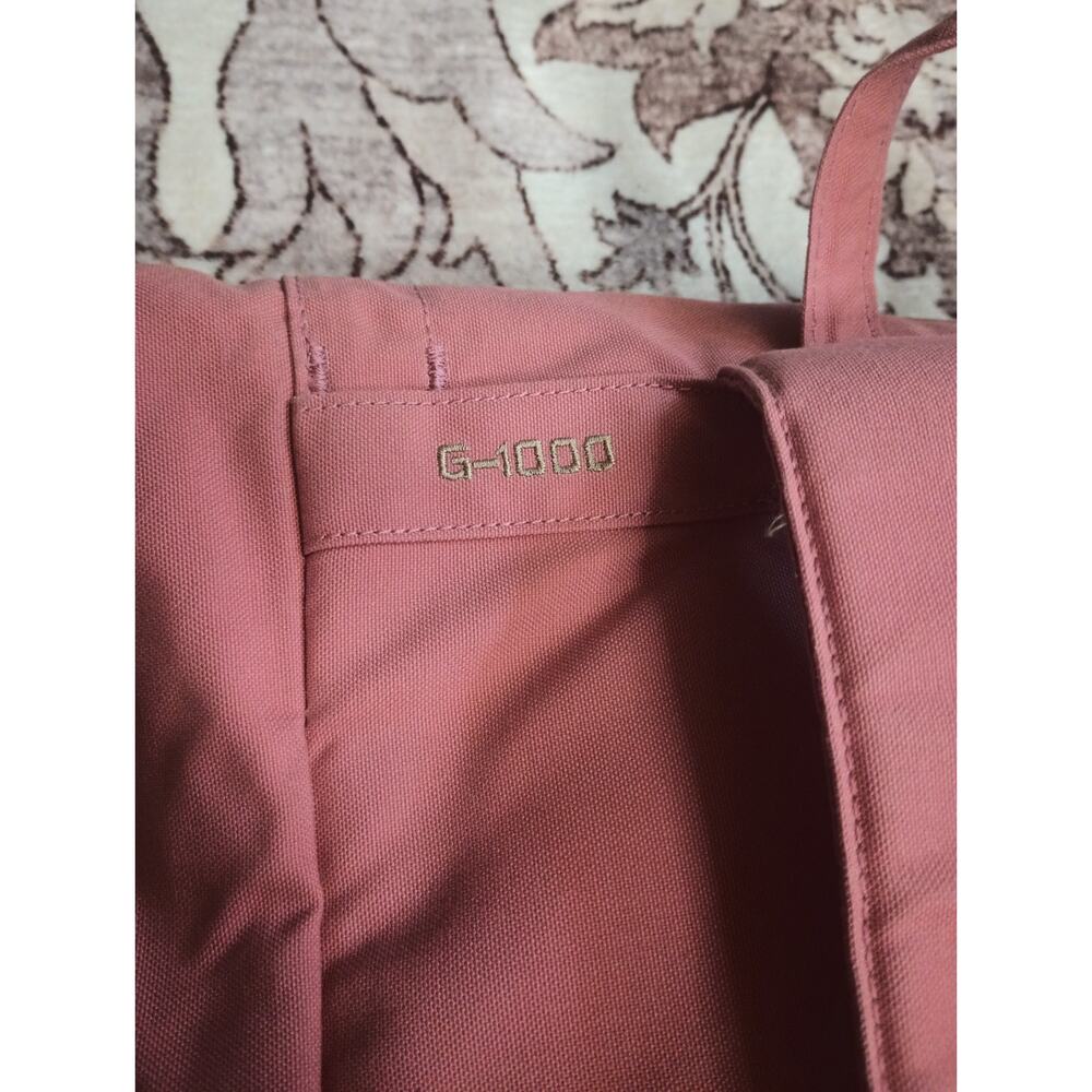 Fjallraven Foldsack No 1 Satchel Backpack Vinyl Pink Outdoor School Hiking - Picture 7 of 16